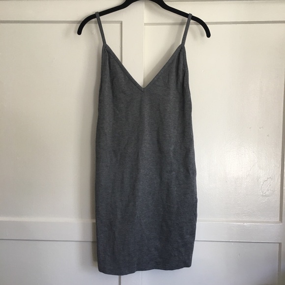 AA NWOT ponte Bixel dress size Large heather gray - Picture 3 of 12